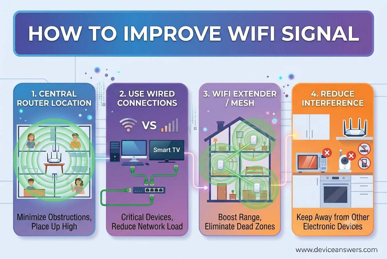 How to Improve WiFi Signal