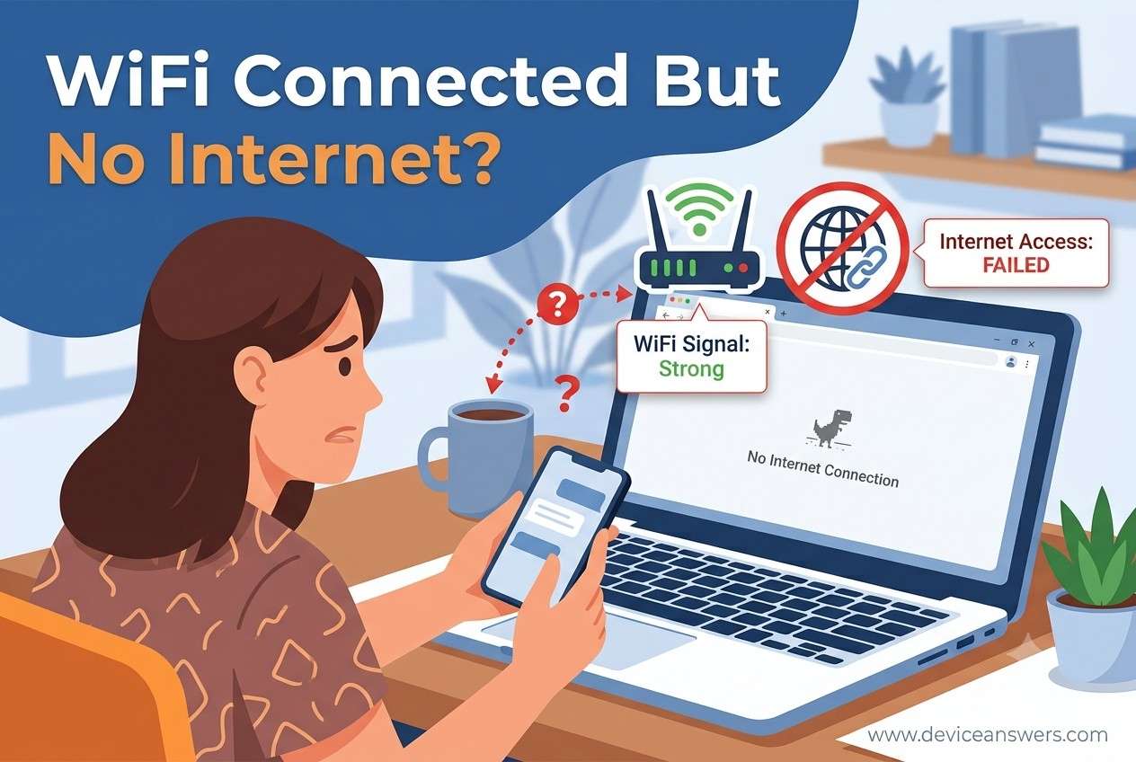 WiFi Connected But No Internet