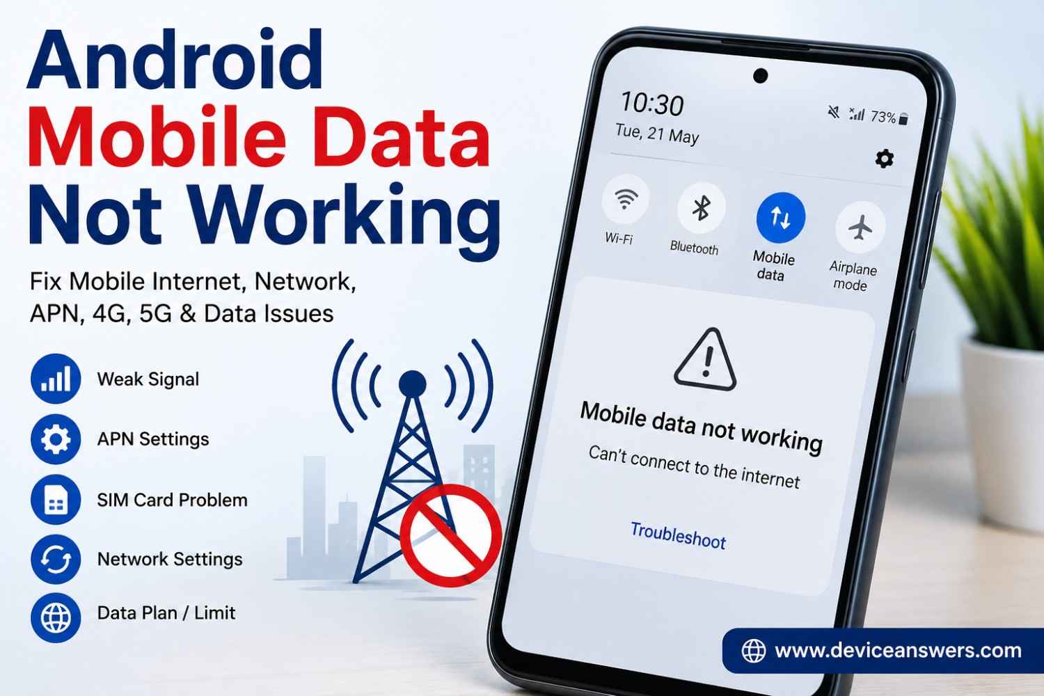 Android Mobile Data Not Working