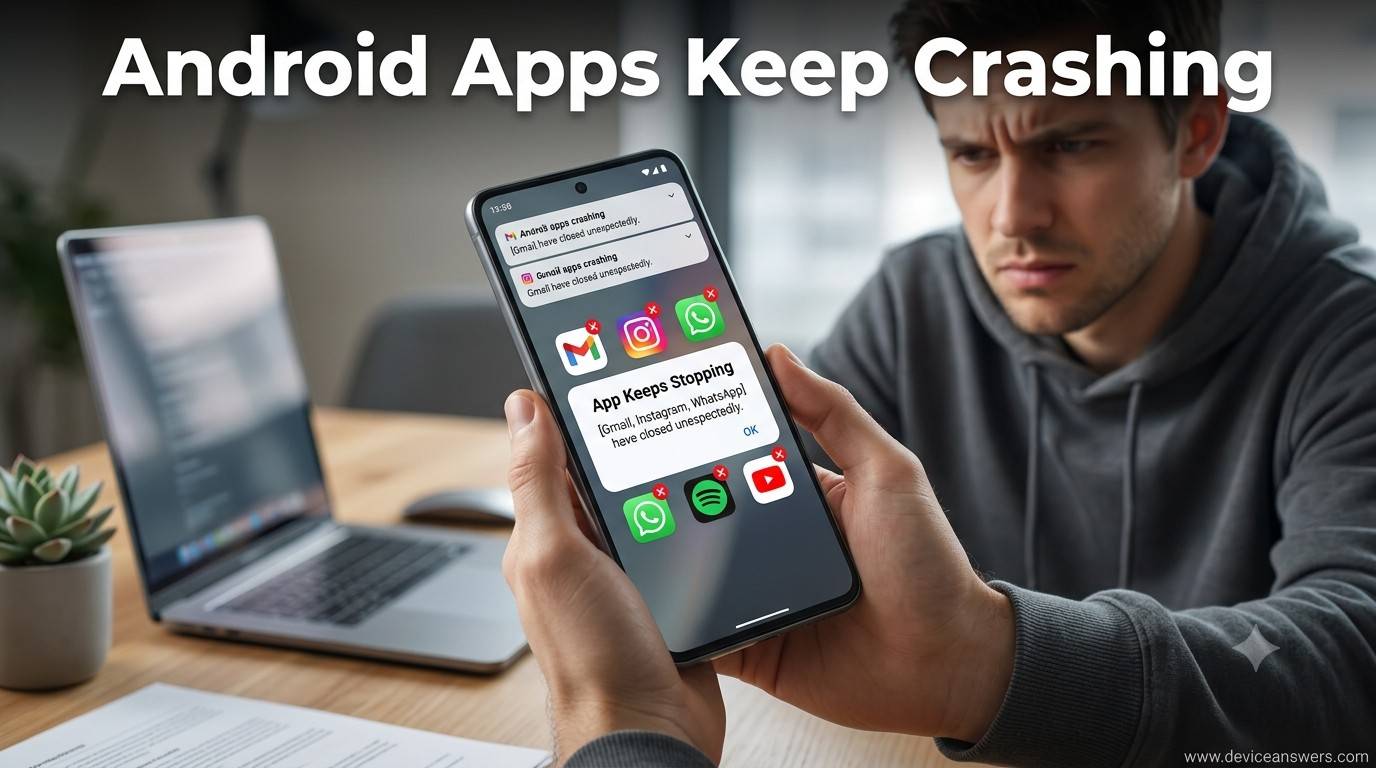 android apps keep crashing
