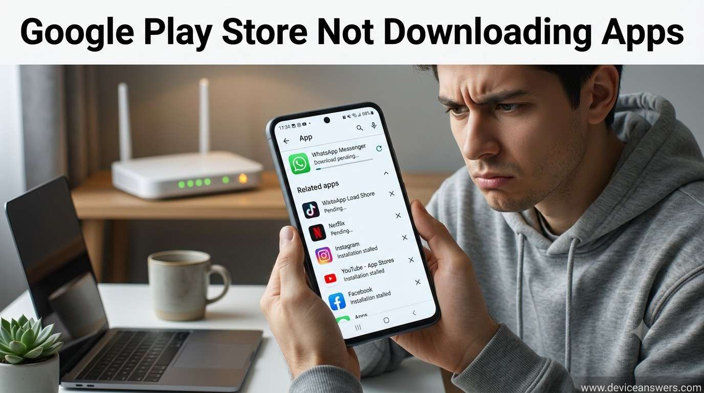 google play store not downloading apps